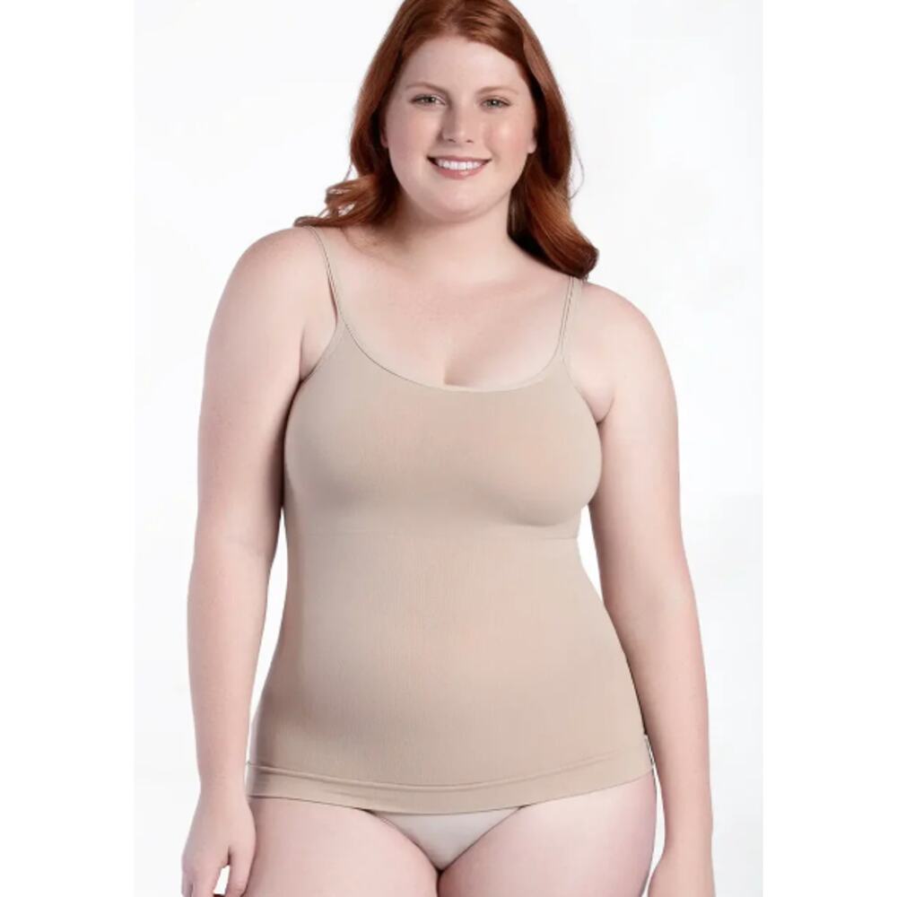 Shapermint Curveez Large Nude Incredibly Slimming Cami Tank Top Compression